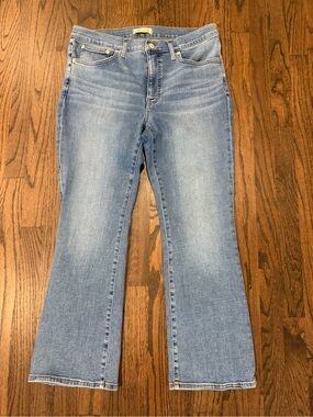 Madewell Light Blue Wide-Leg Stretch Jeans
